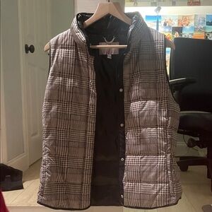 Banana Republic Black Quilted Vest